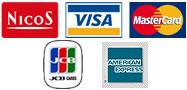 NICOS/VISA/MasterCard/JCB/AmericanExpress